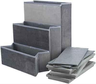 Trixie ramp with storage grey