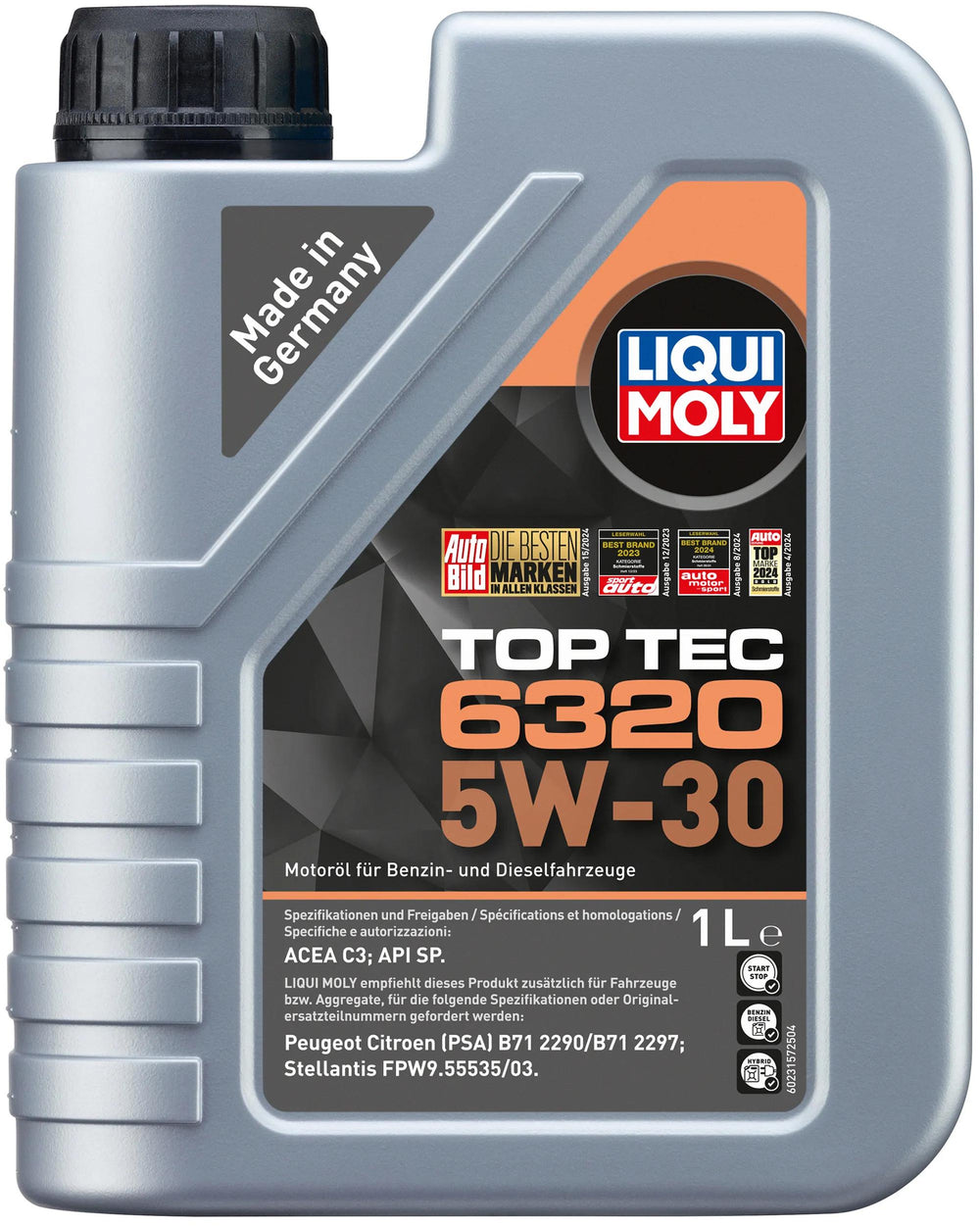 Liqui moly engine oil top tec 6320 5w-30