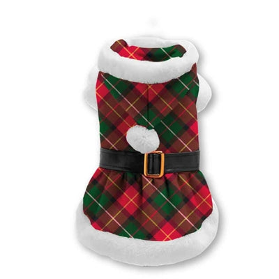 Plenty Gifts kerstjurk ruit rood groen