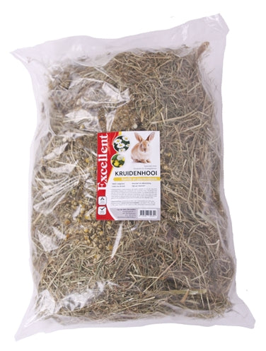Uitstekende kruidenhooi kamille en paardenbloem