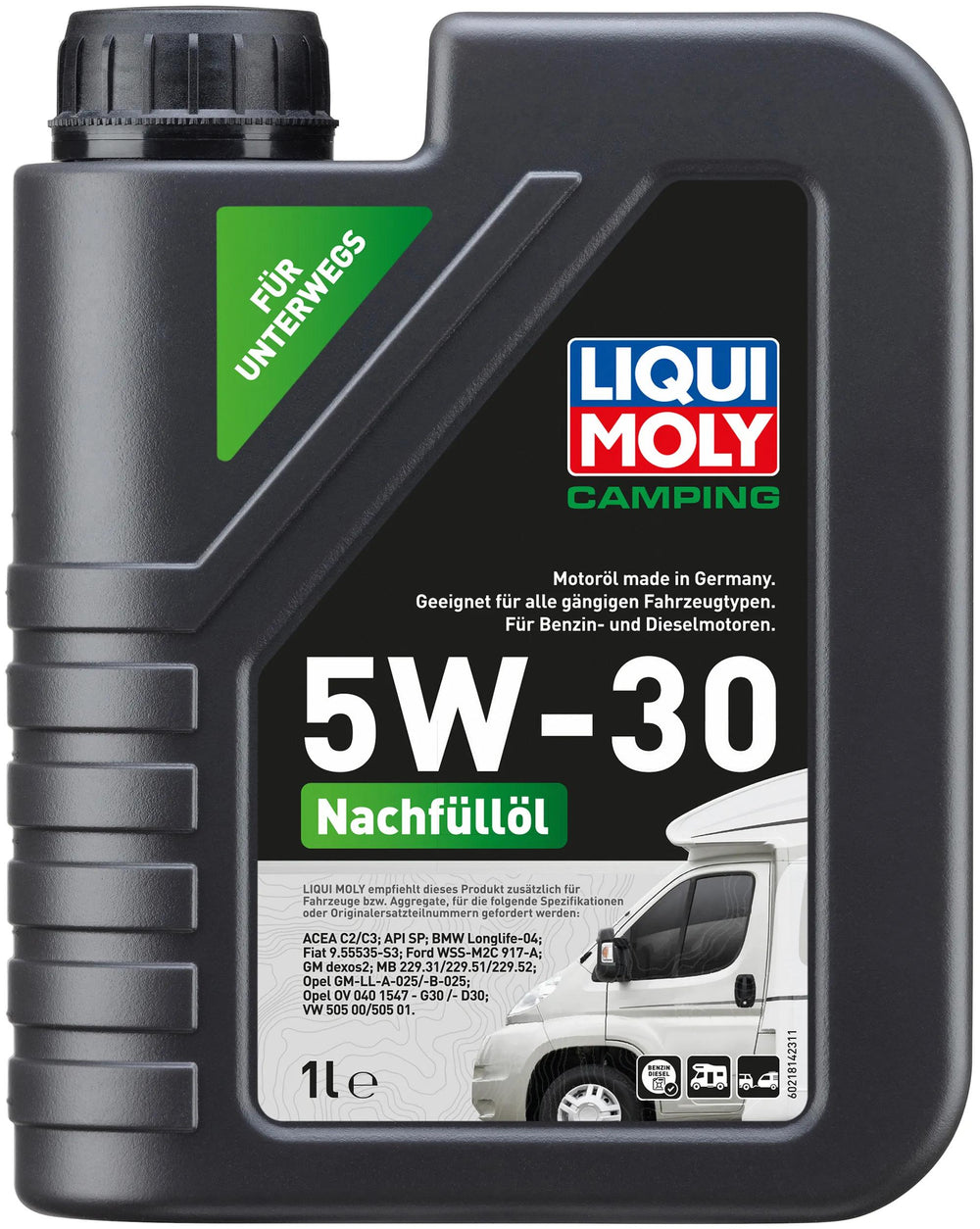 Liqui moly refill oil 5w-30 1 l camping