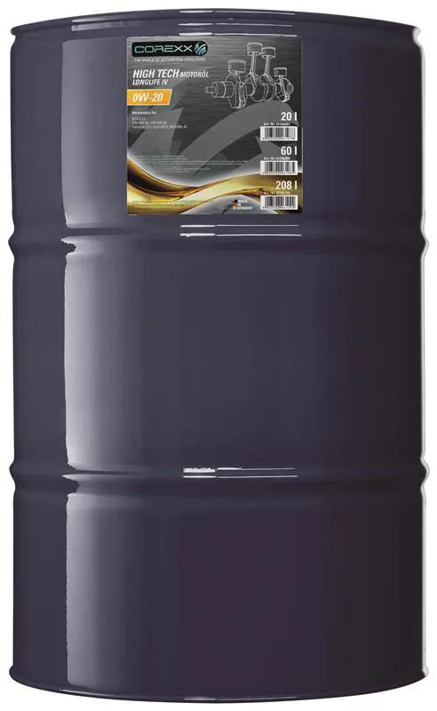 Corexx motoroil 0w-20 60 l high tech ll iv