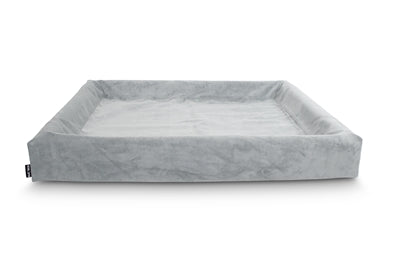 Bia bed Ribschoffel hondenmand grijs
