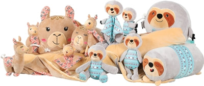 Zolux chiquitos pluche slapende lama gerecycled