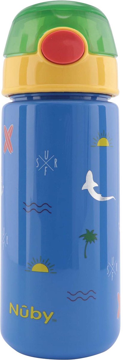 Nûby nuby drinkbeker surfdesign blauw 540 ml