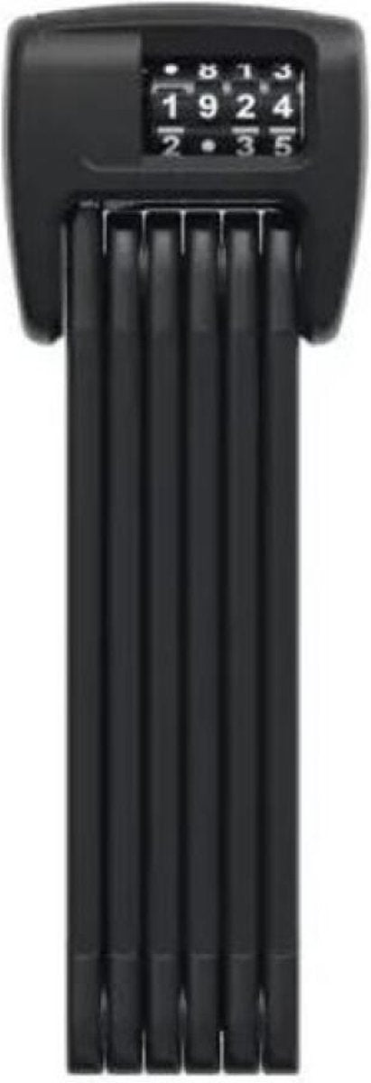 Abus fietsslot vouwslot - bordo™ 6000c - security level 10 - zwart - 90 cm - geschikt voor elektrische fietsen en stadsfietsen