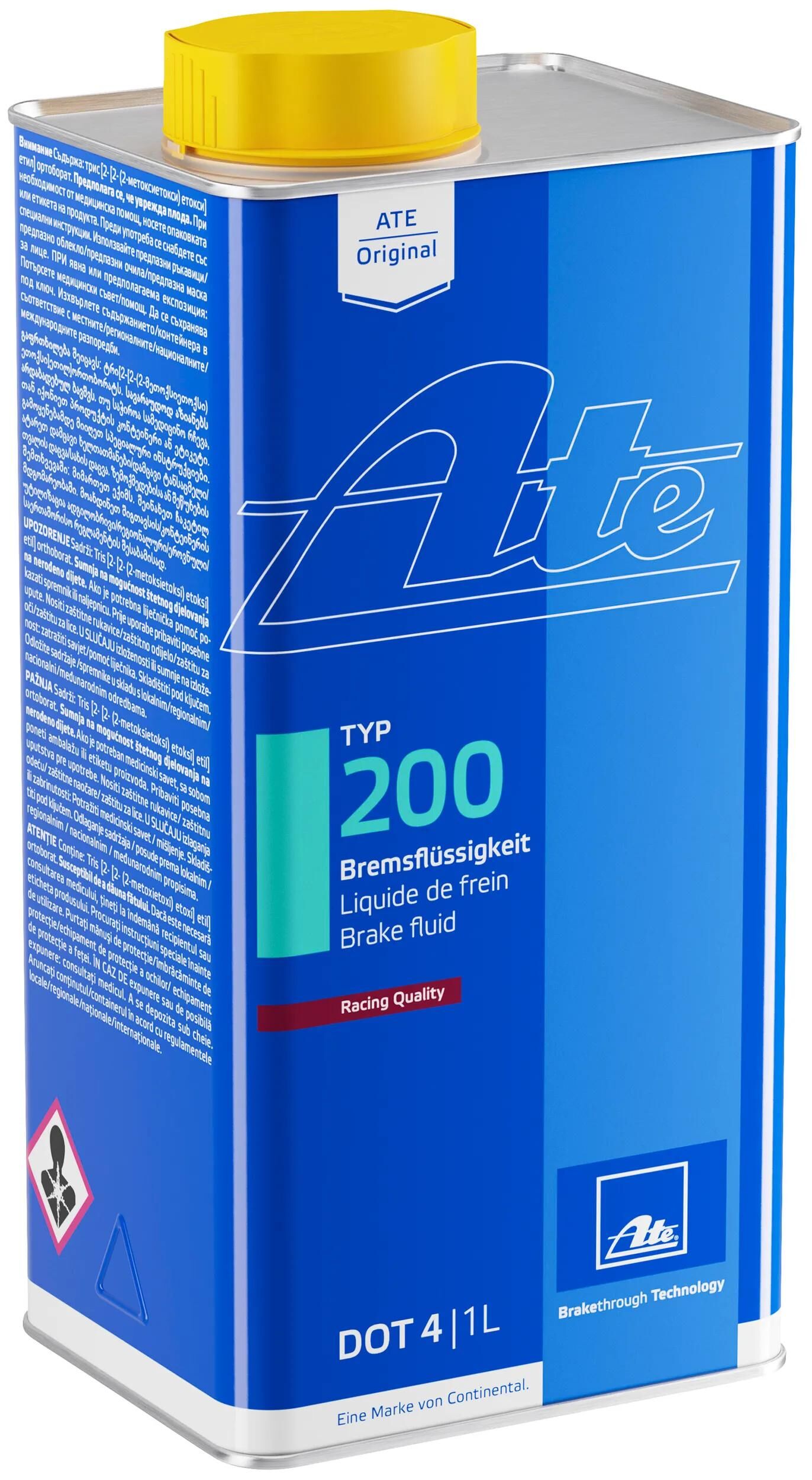 Ate bremsflüssigkeit typ 200 brake fluid1 l 1l can