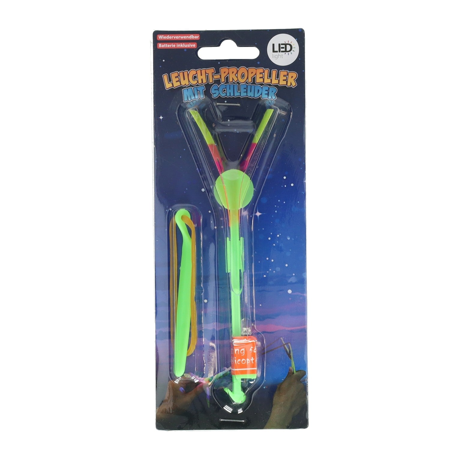 Vliegende propeller met licht