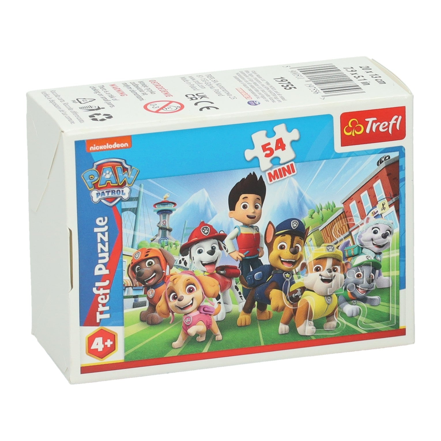 Paw Patrol minipuzzel, 54st.