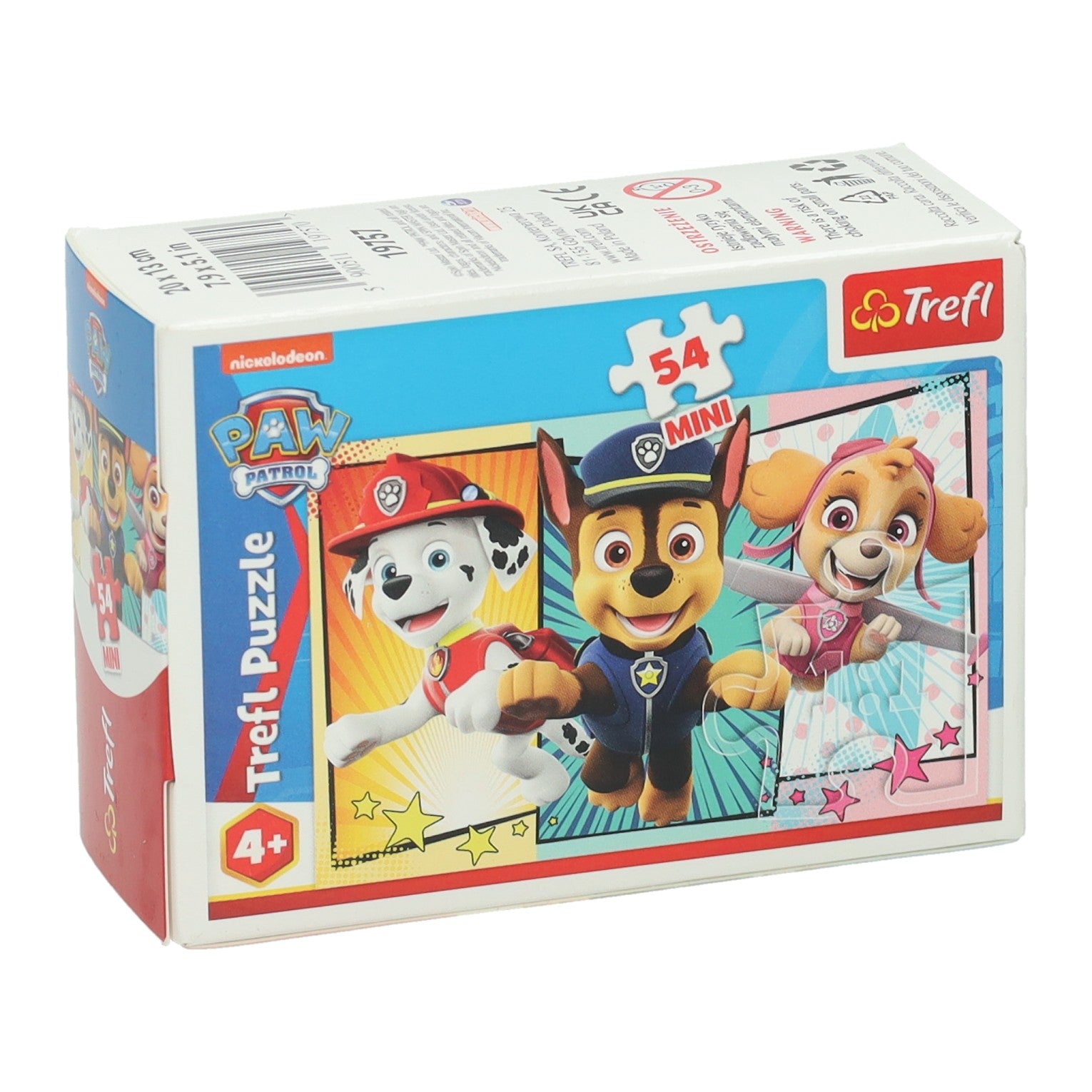 Paw Patrol minipuzzel, 54st.