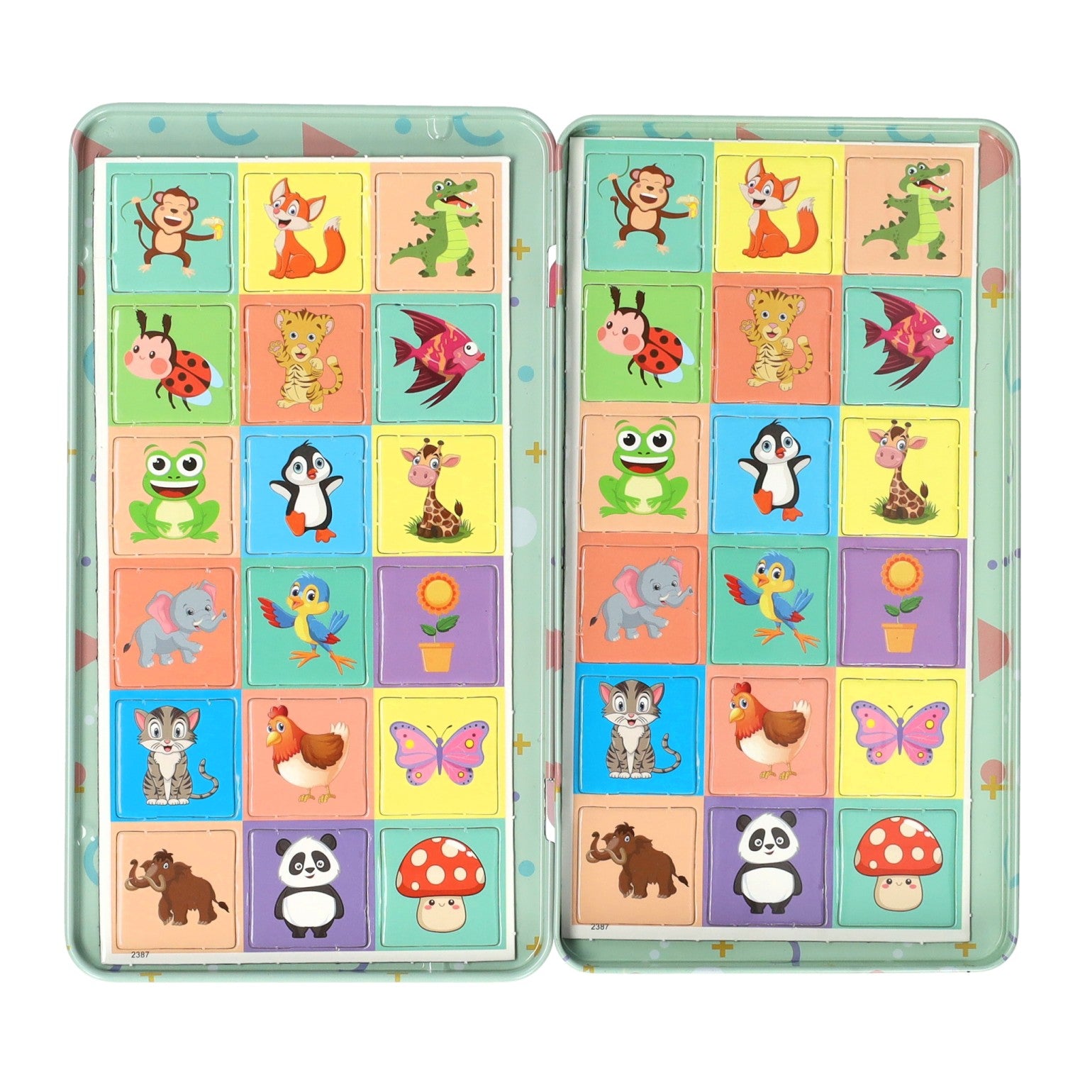 Intro magnetische reisspel in blik memo