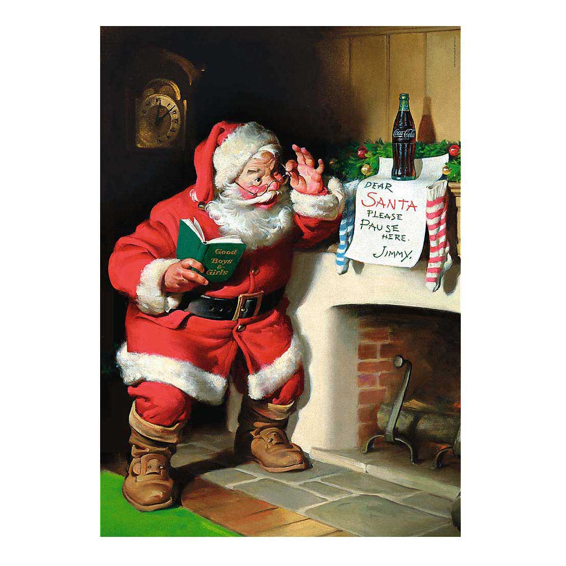 Trefl kerstpuzzel coca cola open haard - 1000st.