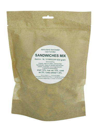 Mix voor hondensnoepjes en sandwiches