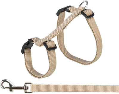 Trixie kattentuig met riem assorti