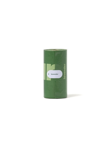 Earth-rated poepzakjes lavendel gerecycled
