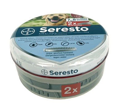 Bayer Seresto tekening vlooienband hond