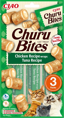 Inaba Churu bites kat kip recept wraps tonijn recept