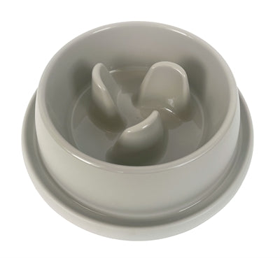 Happy pet gek op huisdieren voerbak adagio slow feeder mokka