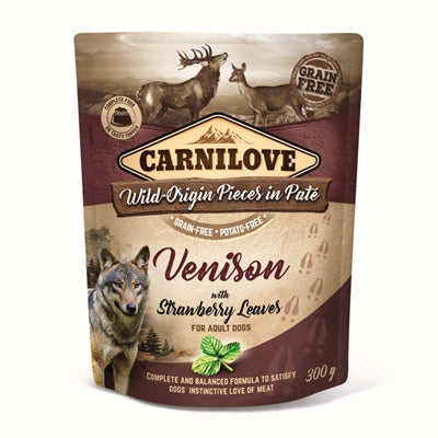 Carnilove hondenzakje hert aardbeienblad