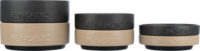 Trixie be nordic voerbak hond keramiek rubber taupe