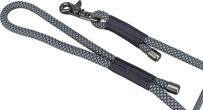 Trixie soft rope hondenriem zwart grijs