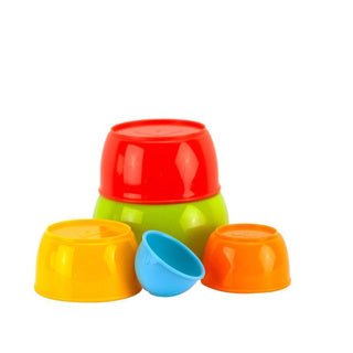 Happy world stapelbekers | 4 stuks