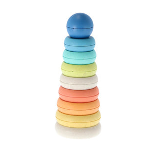 Jipy bioplastic speelgoed stapeltoren | 6 stuks