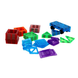 Science magnetische tegels 45 delig 6,5 cm