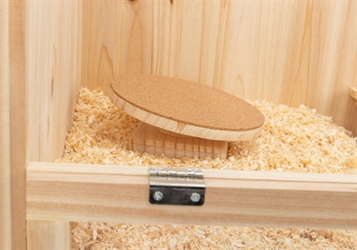 Trixie Loopschijf degoes grote hamsters houtkurk
