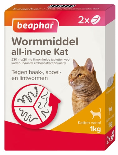 Beaphar Wormmiddel alles-in-één kat