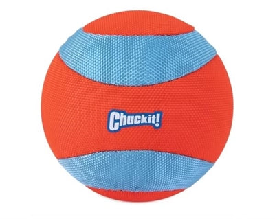 Chuckit amfibische megabal oranje blauw