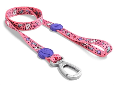 Morso Hondenriem gerecycled lief tweet roze