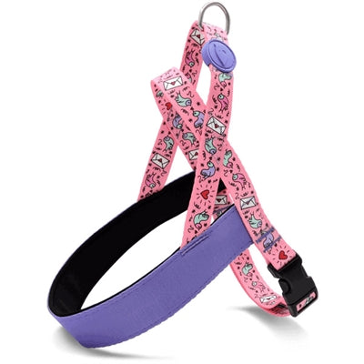 Morso noors hondentuig gerecycled lief tweet roze