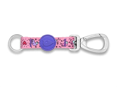 Morso Sleutelkoord sleutelhanger gerecycled lief tweet roze
