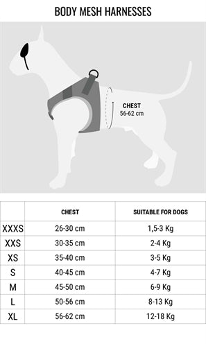 Morso Hondentuig body mesh gerecycled volledig metaal hond bruin