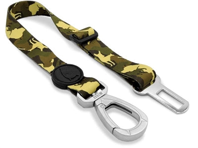 Morso honden autogordel gerecycled volledig metalen hond bruin