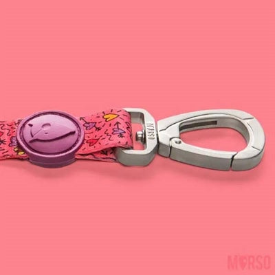 Morso hondenriem gerecycled roze think roze