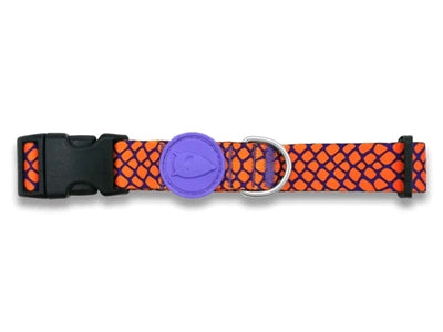 Morso Halsband hond gerecycled urban hagedis rood