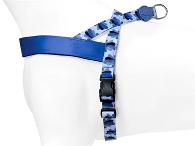Morso noors hondentuig gerecycled splash blauw