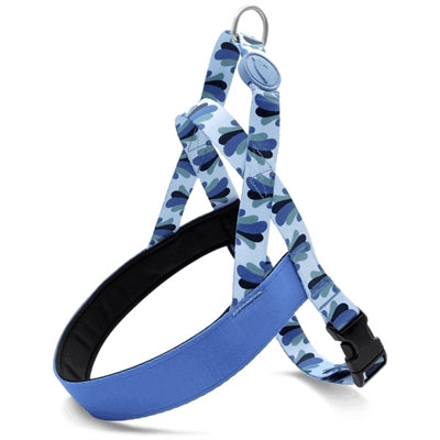 Morso noors hondentuig gerecycled splash blauw