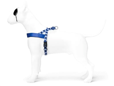 Morso noors hondentuig gerecycled splash blauw