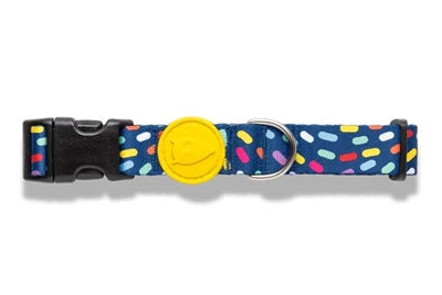 Morso Halsband hond gerecycled colour invaders paars