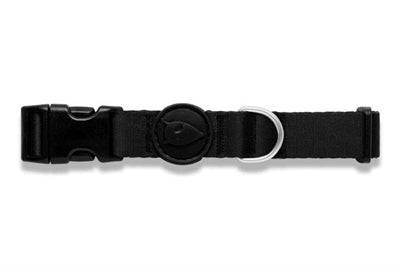 Morso halsband hond gerecycled puurheid zwart