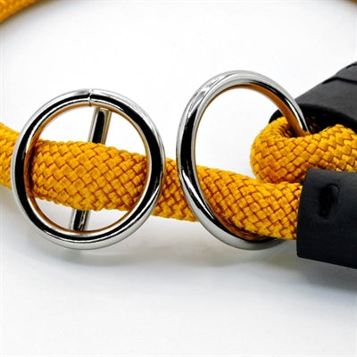 Morso Halve slip halsband hond normaal touw gerecycled goud goud