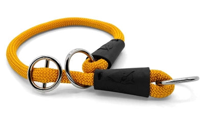 Morso Halve slip halsband hond normaal touw gerecycled goud goud