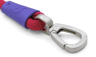 Morso Hondenriem normaal touw gerecycled rood fluweel rood