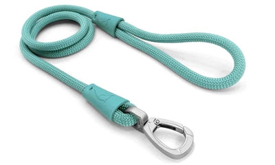 Morso Hondenriem normaal touw gerecycled aquamarijn blauw