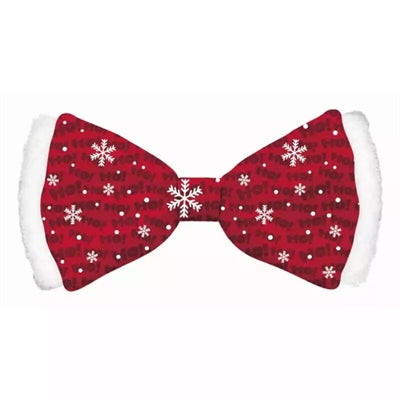 Genoeg cadeaus kerst vlinderstrik ho ho ho satijn rood
