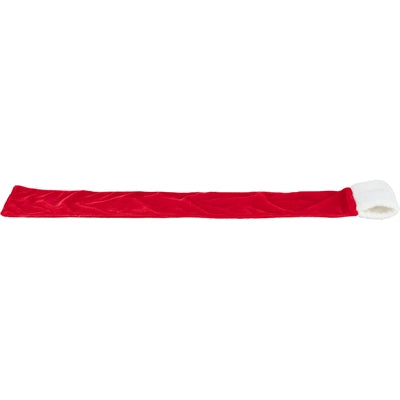 Trixie kerstsjaal fluweellook rood wit