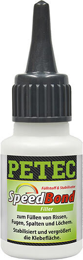 Petec universele lijmset system speedbond speedbond filler water bottles 30 ml white